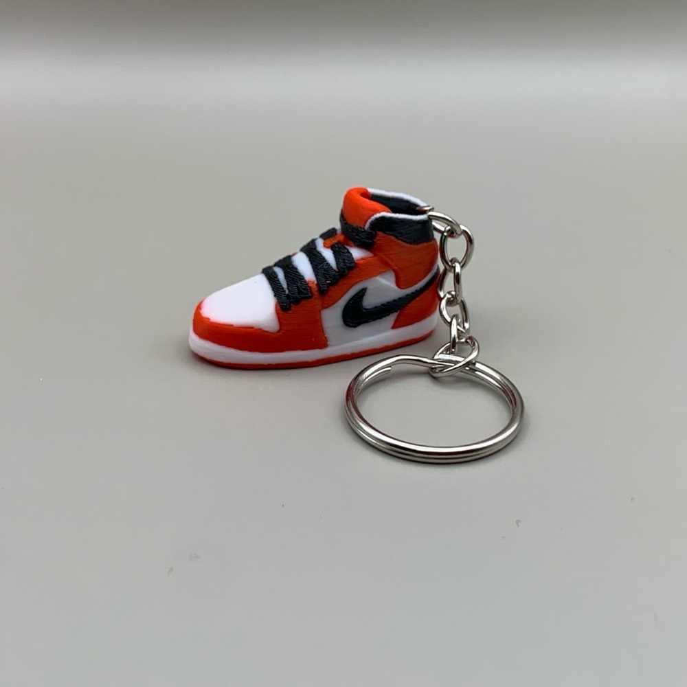 Nike Sneaker Keychain in Red and White